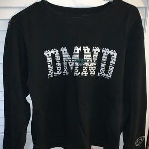 Diamond crew neck sweater